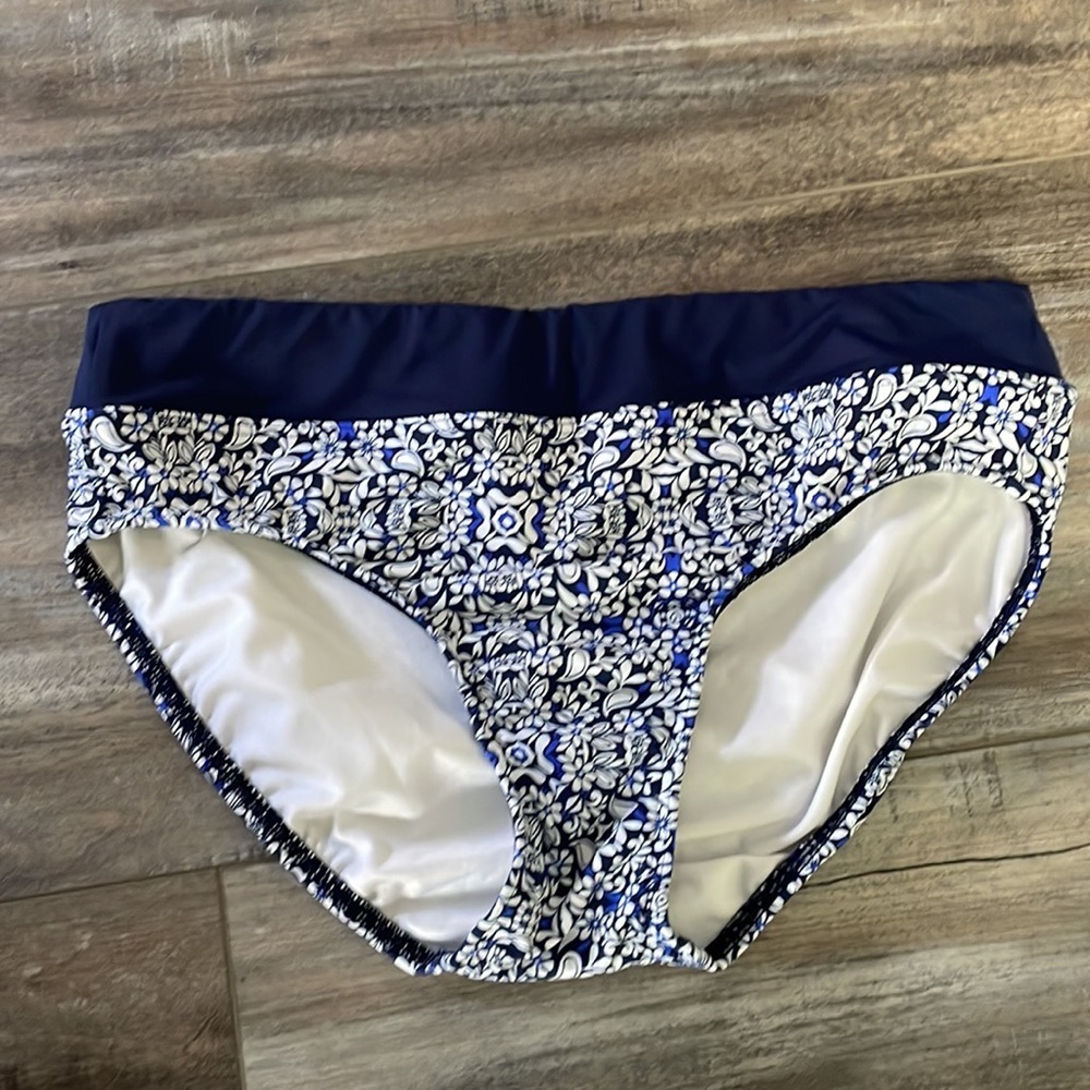 Lands End 2 piece Swim Dress and bottoms size 8 - Picture 7 of 9